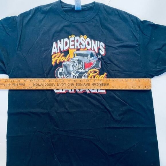 Gildan Anderson's Hot Rod Garage Graphic Tee Car Muscle Car Shirt Size XL - Picture 10 of 11